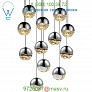 SONNEMAN Lighting 2917.01-SML Grapes 12 Light LED Round Multipoint Pendant, светильник