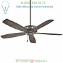  Kafe Ceiling Fan (Burnished Nickel with Seashore Grey blades) - OPEN BOX RETURN Minka Aire Fans