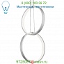 Rings Two-Ring LED Pendant Modern Forms PD-26802-BK, светильник