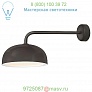 Dome Outdoor Wall Sconce Troy RLM Lighting DM14MBKWT3LC18, уличный настенный светильник