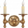 Classic Double Wall Sconce (Brass) - OPEN BOX RETURN OB-SL 2816HAB Visual Comfort, опенбокс