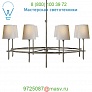 Visual Comfort Bryant Large Ring Chandelier TOB 5024AN-NP, светильник