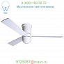 Cirrus Flush Mount Ceiling Fan (W/Gloss/Wall Ctrl/Re 005/No)-OPEN BOX Modern Fan Company 