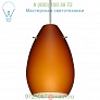 Pera 6 Pendant (Amber Matte/Satin Nickel) - OPEN BOX RETURN Besa Lighting , светильник