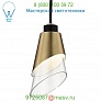 Angie Mini Pendant Light Mitzi - Hudson Valley Lighting H130701-AGB/BK, светильник