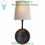 Visual Comfort TOB 2007AS-NP Vendome Single Wall Sconce, настенный светильник