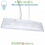 LS3-445406-BR Besa Lighting Silhouette Three Light Linear Pendant, светильник