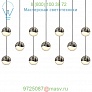 Grapes 11 Light LED Rectangular Multipoint Pendant 2922.01-LRG SONNEMAN Lighting, светильник