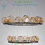 Gem Bezel Ring 2-Tier Chandelier CHB0039-2B-FB-A-CA1-L1 Hammerton Studio, светильник