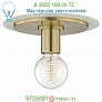 Milo Flush Mount Ceiling Light Mitzi - Hudson Valley Lighting H137501S-AGB/BK, светильник