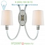 JN 2030CG/AB-L Clarice 2-Light Wall Light Visual Comfort, настенный светильник бра