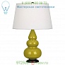 CR32X Robert Abbey Small Triple Gourd Table Lamp with Metal Base, настольная лампа