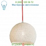 In-Es Art Design Trama 1 Pendant Light TRAMA 1 WHITE/YELLOW CABLE, светильник