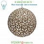 David Trubridge PLA-0800-NAT-AQU Pola Pendant Light, светильник