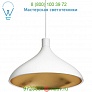 SWEL WID WHT/BRA Swell Wide Pendant Light Pablo Designs, светильник