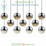 Grapes 11 Light LED Rectangular Multipoint Pendant SONNEMAN Lighting 2922.01-LRG, светильник