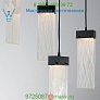 Parallel Glass Square LED Multipoint Pendant Light CHB0042-09-FB-BG-C01-L1 Hammerton Studio