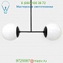 ODBL-BLK-12-INCH-STEM Olympic Dumbbell Pendant Light Andrew Neyer, светильник