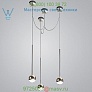 D3-1016CHR-SAT ZANEEN design Convivio Multi-Light Pendant Light, светильник