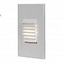 WAC Lighting WL-LED220-AM-BK Vertical Louvered LED Step and Wall Light, уличный светодиодный