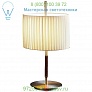 Danona Mini Table Lamp (White Ribbon/Nickel Dark Leather/Small) - OPEN BOX RETURN Bover