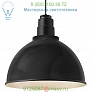 Deep Reflector Outdoor Pendant 5DRD12MBK-BC Troy RLM Lighting, уличный подвесной светильник