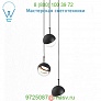 Dora P3 Multi-Light Pendant Light SLD-1010P3-BRS Seed Design, светильник