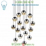 2923.01-SML Grapes 16 Light LED Square Multipoint Pendant SONNEMAN Lighting, светильник