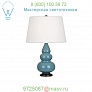 CR32X Robert Abbey Small Triple Gourd Table Lamp with Metal Base, настольная лампа