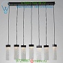 Parallel Glass 7 LED Multipoint Linear Suspension Light PLB0042-07-FB-BG-C01-L1 Hammerton Studio