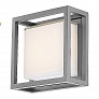 Framed LED Square Outdoor Wall Sconce Modern Forms WS-W73608-BZ, уличный настенный светильник