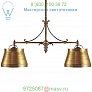 Sloane 2-Light Shop Pendant Light Visual Comfort CHC 5102AB-AB, подвесной светильник