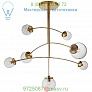 Prescott 7-Light Mobile Chandelier Visual Comfort KS 5404PN-CG, светильник